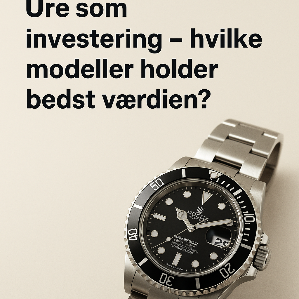 Ure som investering – hvilke modeller holder bedst værdien?