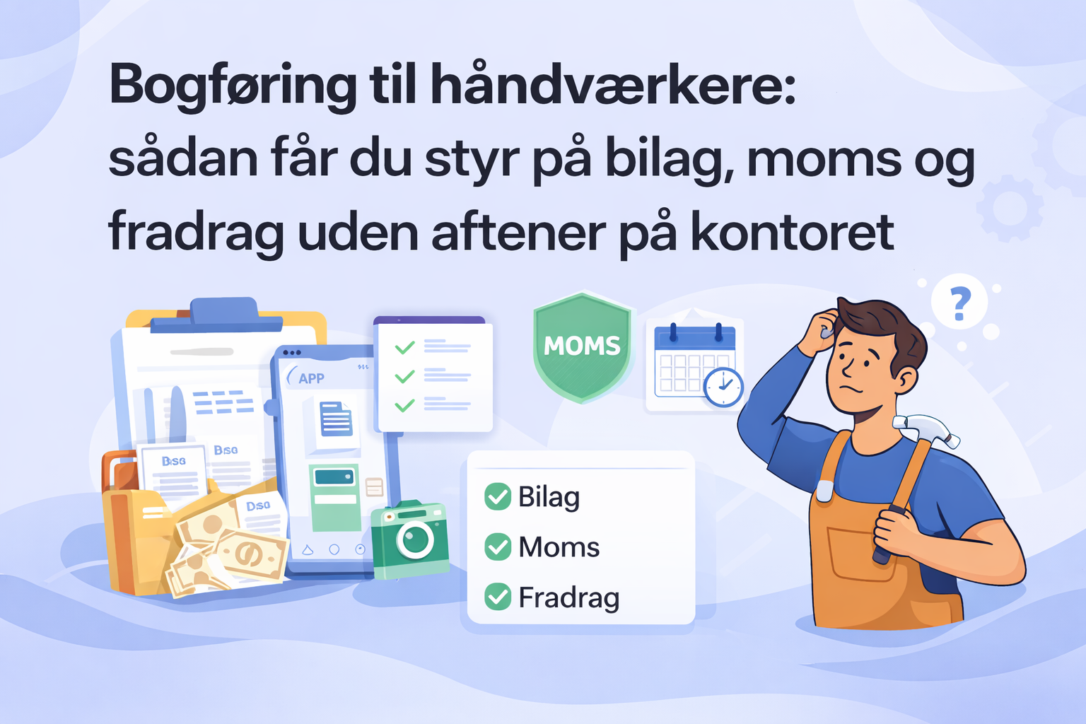 bogføring til håndværkere