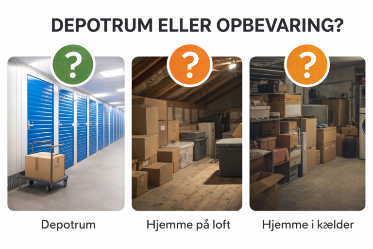 depotrum eller opbevaring